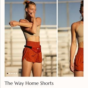Free People Way Home Short Cinnamon Sugar M